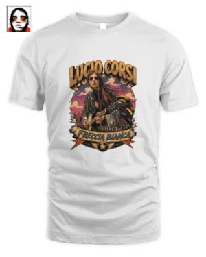 Maglietta Lucio Corsi Freccia Bianca Vintage Unisex T-Shirt